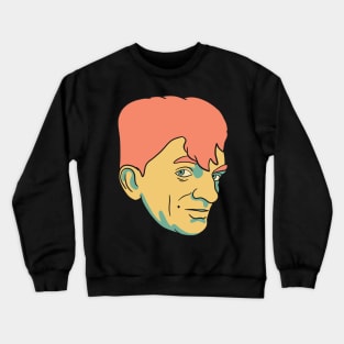 Joachim Ringelnatz Portrait In Vintage Colors Crewneck Sweatshirt